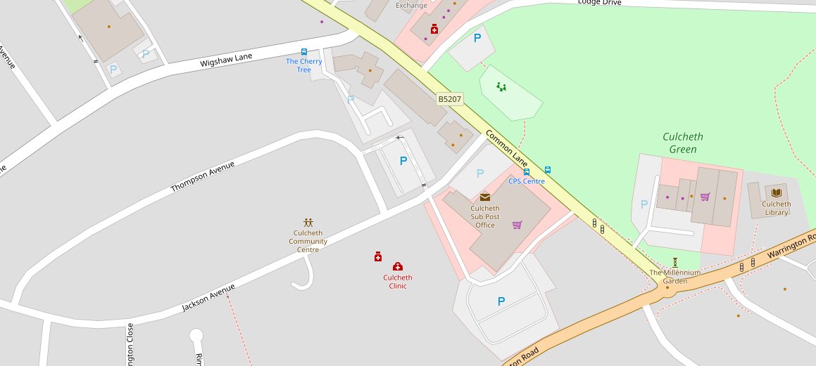 Culcheth Community Centre openstreetmap