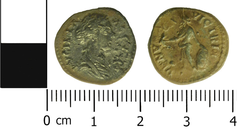Silver denarius of Lucilla and Venus standing to left holding victory Liverpoolmuseums photo v0 large
